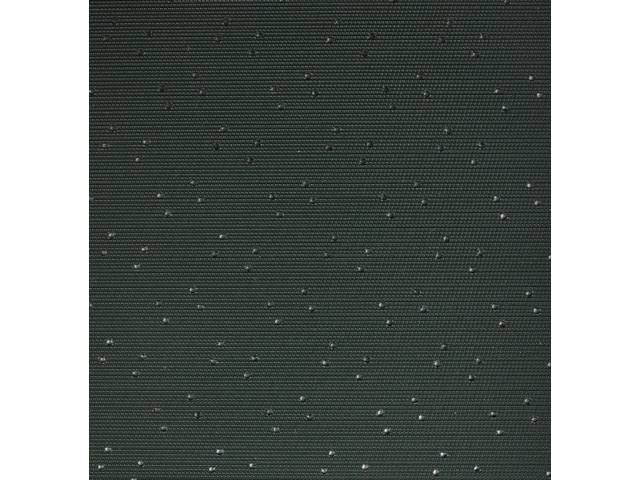 Premium Headliner, Dark Green, Perforated grain, Legendary reproduction for (70-72)