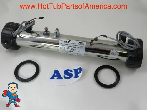 Complete 5.5kW Hot Tub Heater Assembly – Balboa Compatible with Dual M7 Sensors, Gaskets & Split Nuts