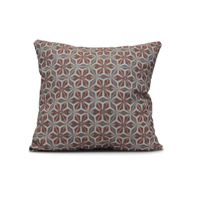 Contemporary Navy Blue Striped Throw Pillow for Indoor and Outdoor Use