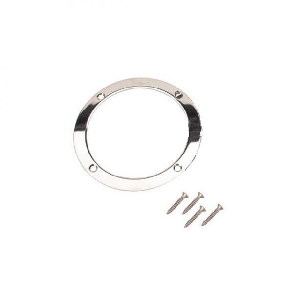 Shifter Boot Ring, Round, Polished Stainless, Lokar
