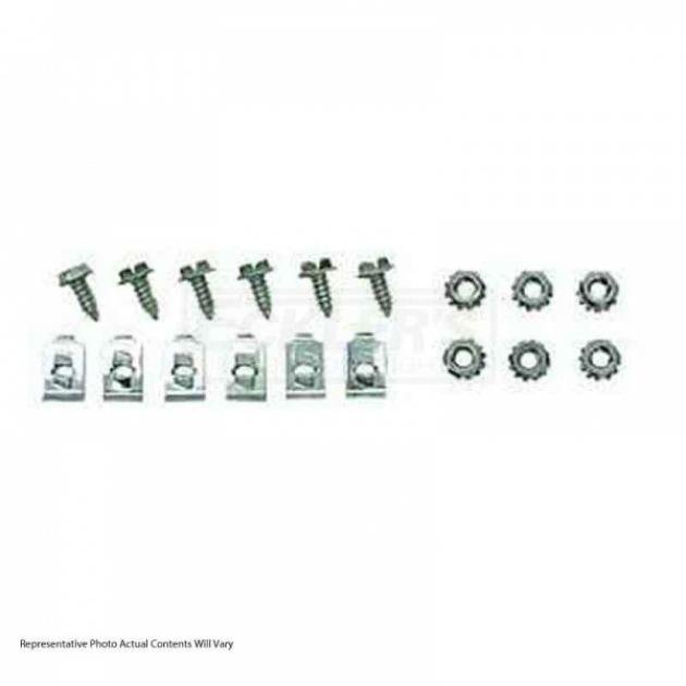 Nova Grille Fastener Kit, Standard And Super Sport, 1970-1972