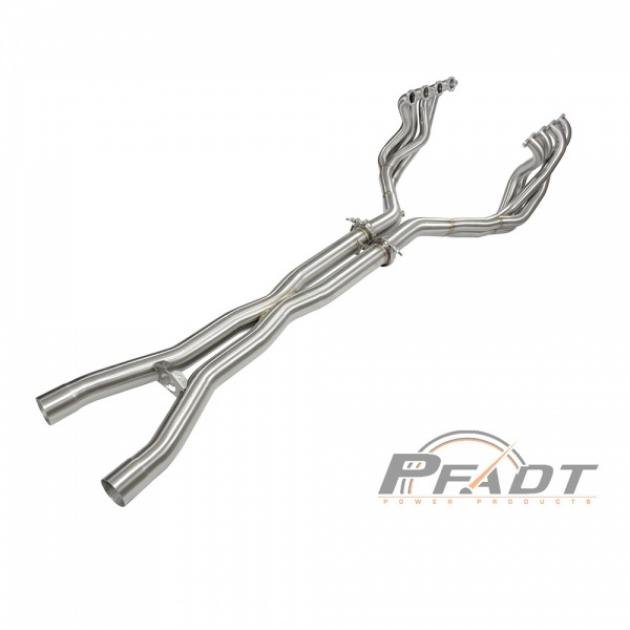 Corvette PFADT Race Tri-Y Long Tube Header & X-Pipe, 2006-2013 Z06 & ZR1