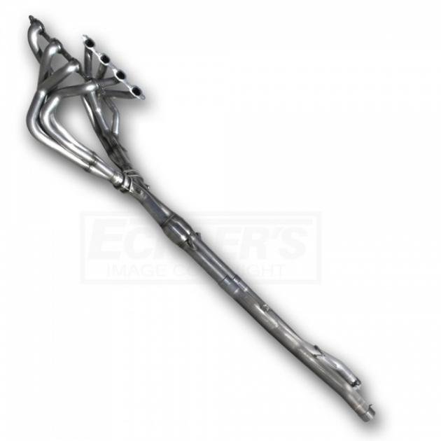 Corvette Stingray American Racing Headers, 1-3/4'' x 3'', Full Length Headers With X-Pipe & Cats, Off Road Use Only, 2014-2017
