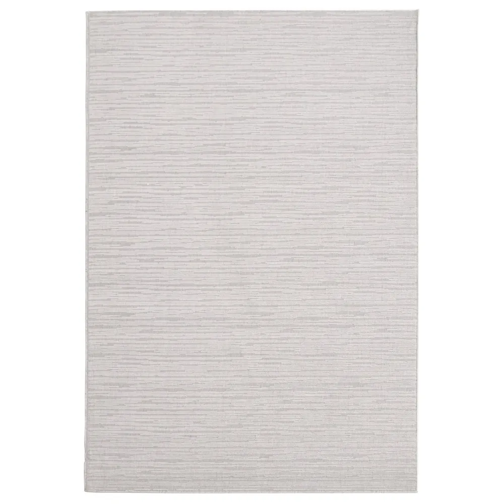 6.5′ x 9.5′ Rectangular Outdoor Area Throw Rug – Gray