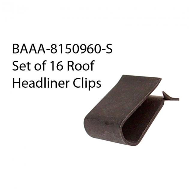 Dennis Carpenter Headliner Clips - Set of 16- 1953-56 Ford Truck BAAA-8150960-S