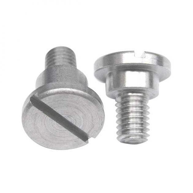 Choke & Accelerator Pump Fulcrum Lever Screw Set - Stromberg - Stainless Steel - Ford 1933-38 90 HP & 1937-38 60 HP