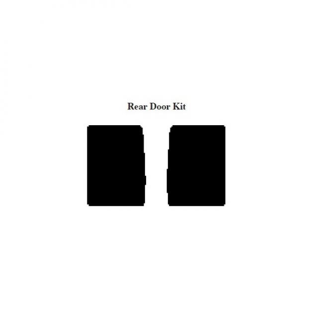 Chevy & GMC Truck Insulation, Quiet Ride, Rear Door Kit, Panel Delivery Truck, 1947-1953