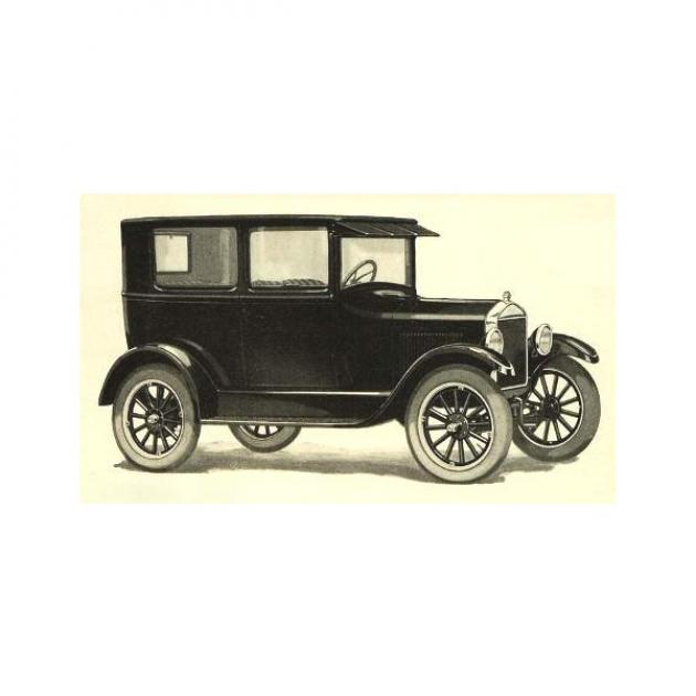 Glass Set, Tudor, 6 Pieces, 1 Piece Windshield, 1926-1927