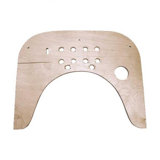 Model T Dash, Pre-Drilled Plywood, For Cars Without Starter, 1916-21