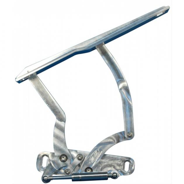 Billet Aluminum Hood Hinges, Polished, Fiberglass Hood, 1970-1981