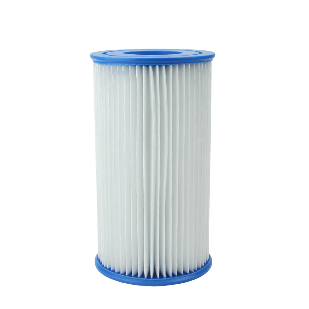19.5″ White and Blue Swimming Pool Replacement Filter Cartridge