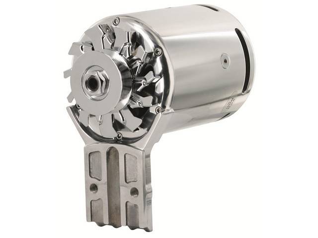 Alternator, by Powermaster, PowerGen, Chrome Case