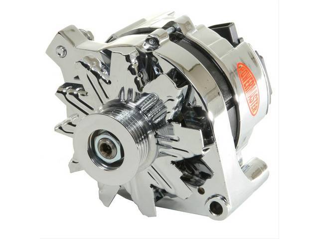 Alternator, by Powermaster, 2G, Chrome Case