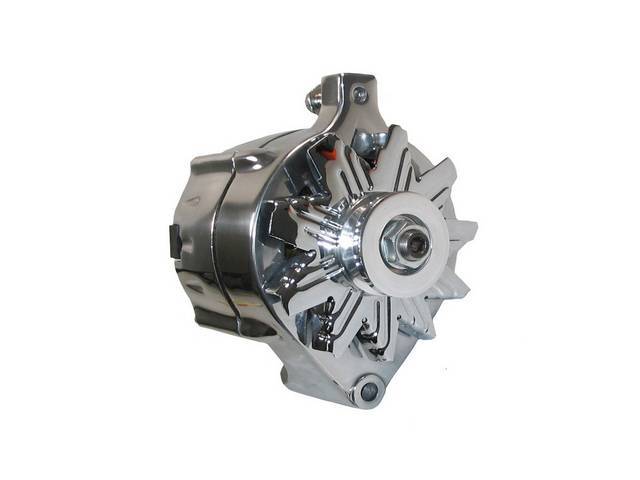 Alternator, by Powermaster, 2G, Polished Case