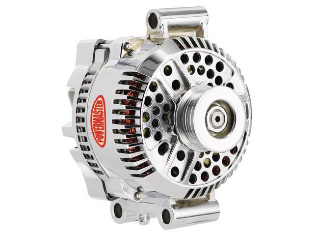 Alternator, by Powermaster, 3G, Chrome Case