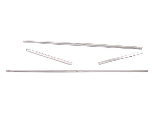 Rear Side Window Molding Set, RH