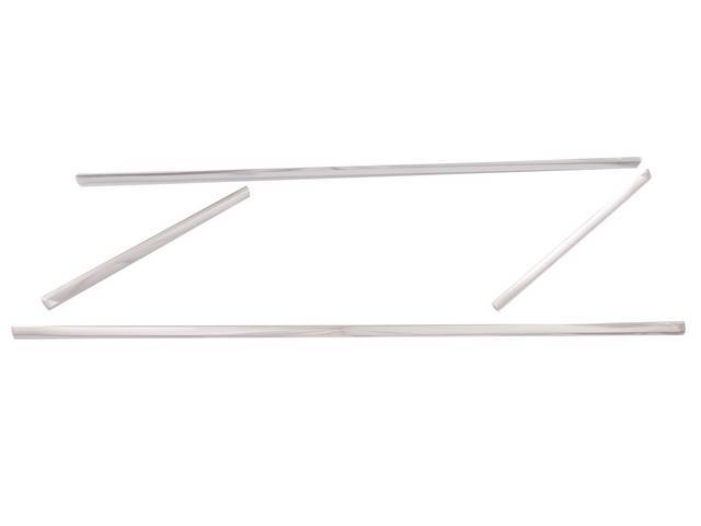 Rear Side Window Molding Set, LH