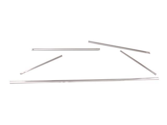 Rear Window (Back Glass) Molding Set