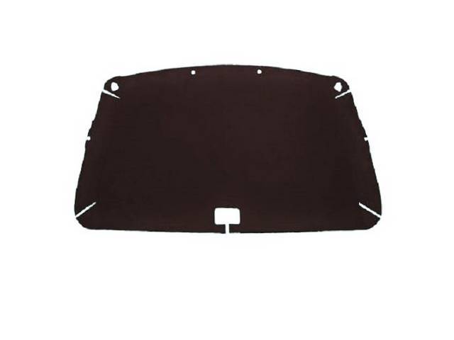 Cloth Covered Headliner, black