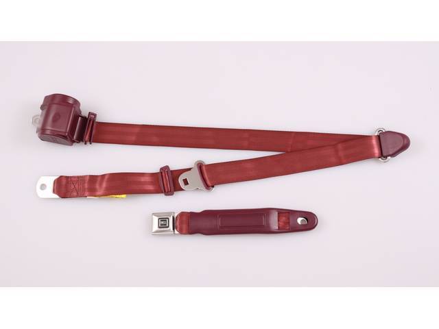 SEAT BELT ASSY, FRONT SEAT, BY RETROBELT
