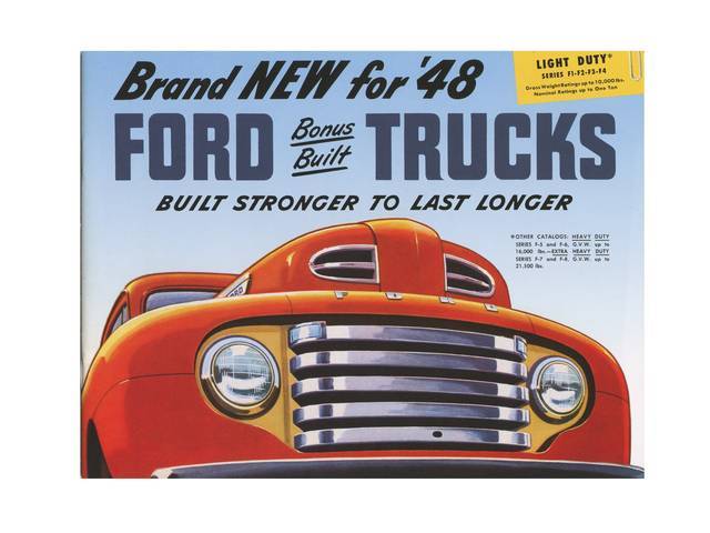 SALES BROCHURE, DEALER, 1948