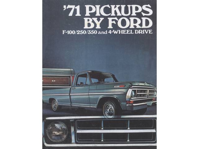 SALES BROCHURE, DEALER, 1971