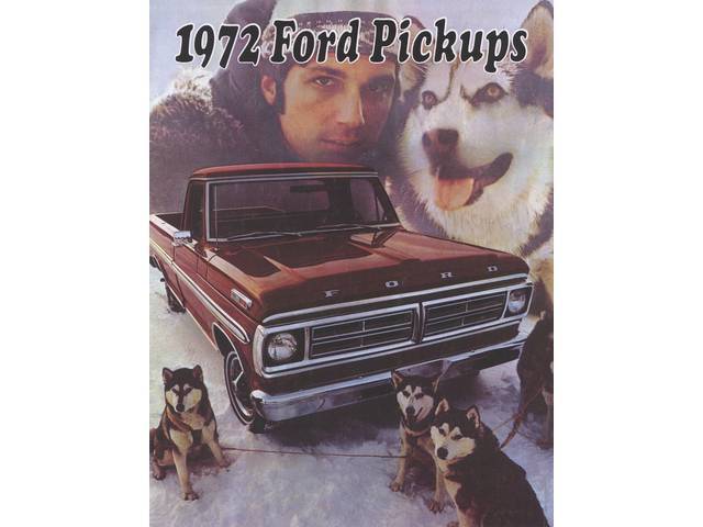 SALES BROCHURE, DEALER, 1972