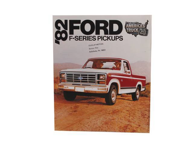 SALES BROCHURE, DEALER, 1982