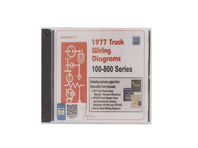 Ford Truck Wiring Diagram Manual, 1977, on USB Flash Drive