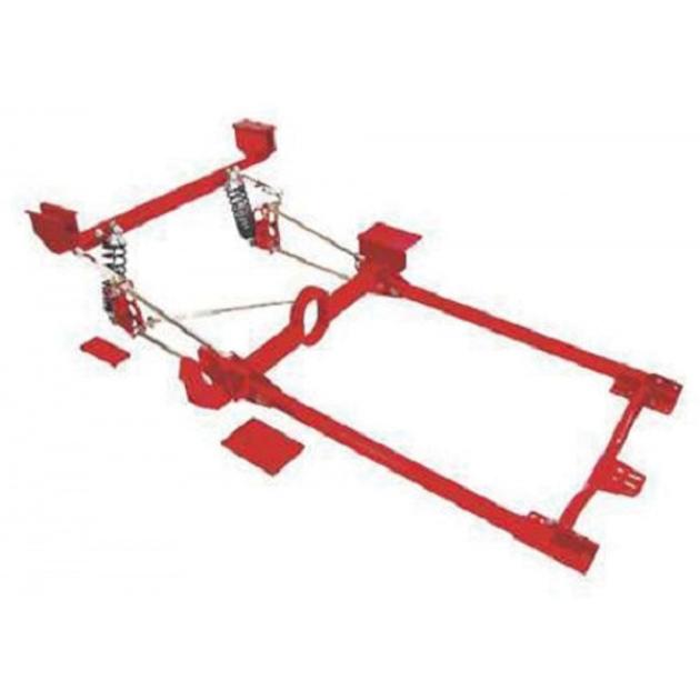 Subframe Assembly, Rear End, 4-Link & Track Bars, Nova, 1962-1967 | Plain
