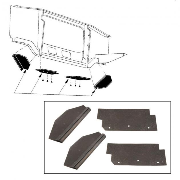 Dennis Carpenter Radiator Support To Frame Splash Shield - 1963 Ford Car C3AZ-16139