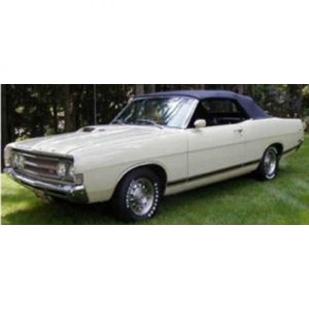 Ford Torino GT Lower Bodyside Stripe Kit, Reflective Red, 1968-1969