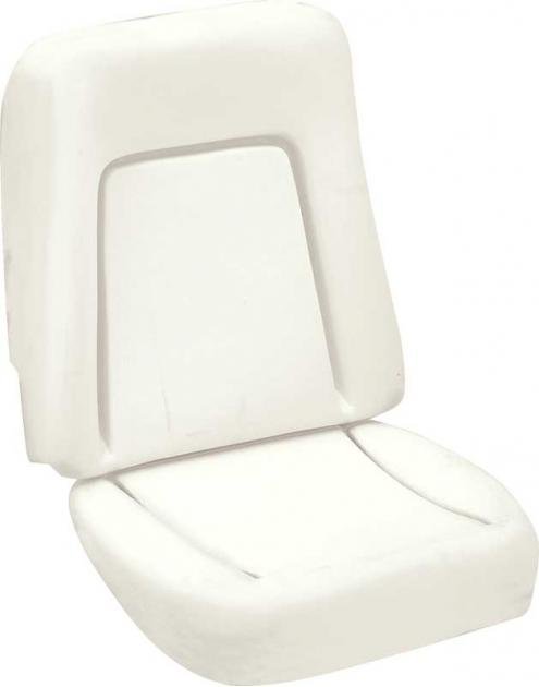 1969 Pontiac Firebird, Front Bucket Seat Foam, Standard Interior, Per Seat