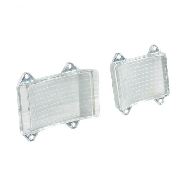 Dennis Carpenter Parklight Lens - Right & Left - Set of 4 - 1966 Ford Car C6AZ-13208-SET