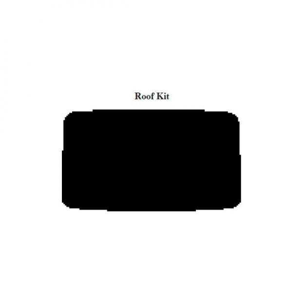 Chevy Insulation, QuietRide, AcoustiShield, Roof Kit, Truck, 1955-1959