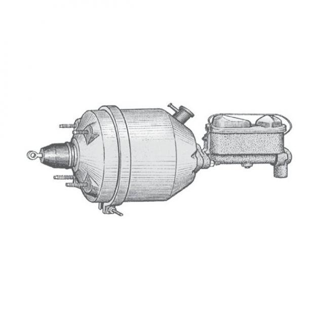Power Brake Booster - Custom Rebuilding - Drum Brake Equipment - Ford & Mercury Cars