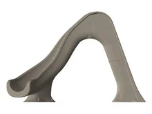 Global Pool Products Tidal Wave Pool Slide – Grey Granite -Left Turn – GPPSTW-GREY-L