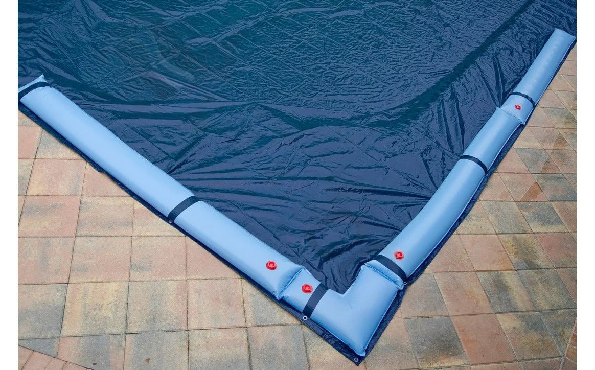GPC Winter Covers 16′ x 36′ Blue/Black Rectangle Solid Winter Pool Cover for Above Ground Pool 772341IGBLB
