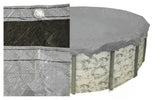 GPC Winter Covers 18′ x 34′ Oval Silver Pro Winter Cover 12122238A