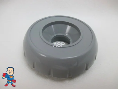 Gray 1″ Waterfall Valve Cap – HydroAir Diverter Cover – 2 1/2″ Wide – NLA – Replacement Kits Available