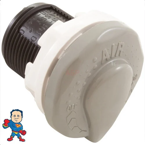 Gray Designer Cap Air Control Valve – Short Body 1″ Slip, 1-3/4″ Hole, 2-1/2″ Face