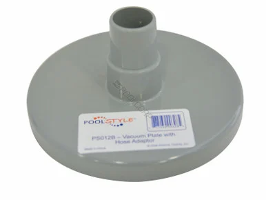 Gray Skimmer Vacuum Plate with Hose Adapter – For Above Ground, Pool