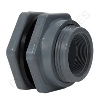 3″ Hayward BFAS Series PVC Bulkhead Fitting w/Threaded x Threaded ends