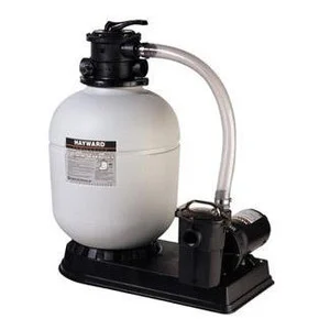 Hayward Pro Series 18″ 1 HP Top Mount Sand Filter System with Hose, W3S180T92S