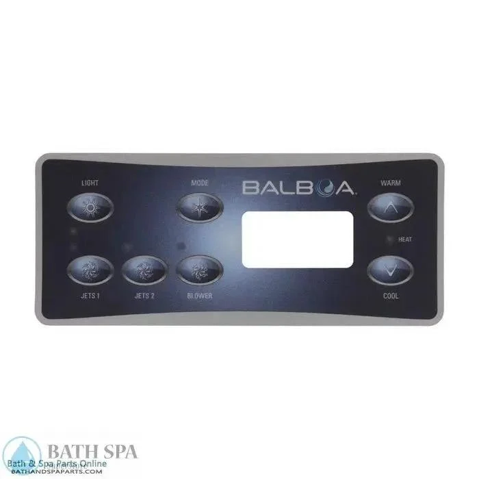 Hydro-Quip HT-5 Balboa 7-Button Spa Topside Panel Overlay (80-0213)