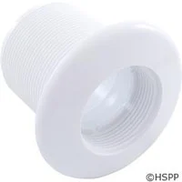 HydroAir Jet Extended Wall Fitting Only White 2-1 2 Thread Depth 10-3803WH