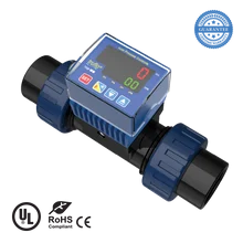 ICON – TKM In-Line Paddle Wheel Flow Meter – 3/4″ Sch 80 Soc PVC – TKM-20-P-S