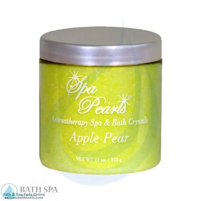 inSPAration Spa Pearls Apple Pear Aromatherapy Crystals 11 Oz Jar Soothing Bath Spa Additive