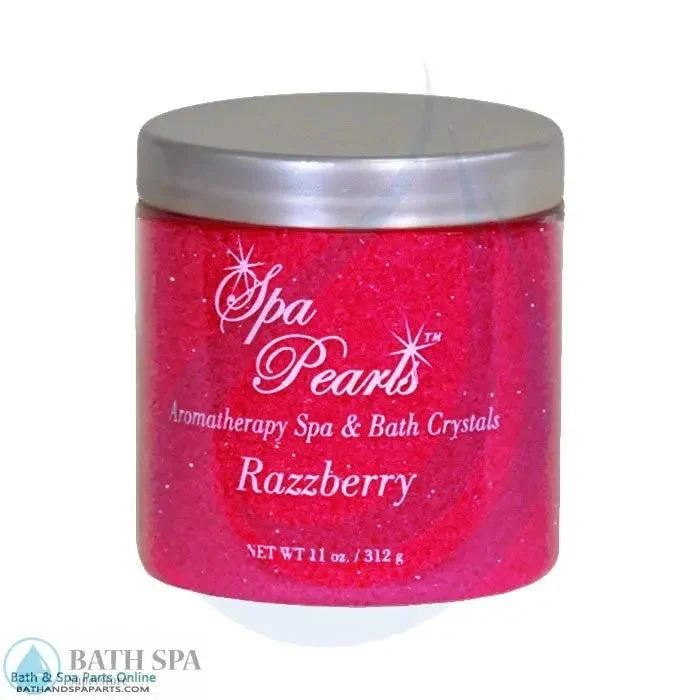 InSPAration Spa Pearls Razzberry Aromatherapy Crystals 11 Oz Jar for Home Spa Experience