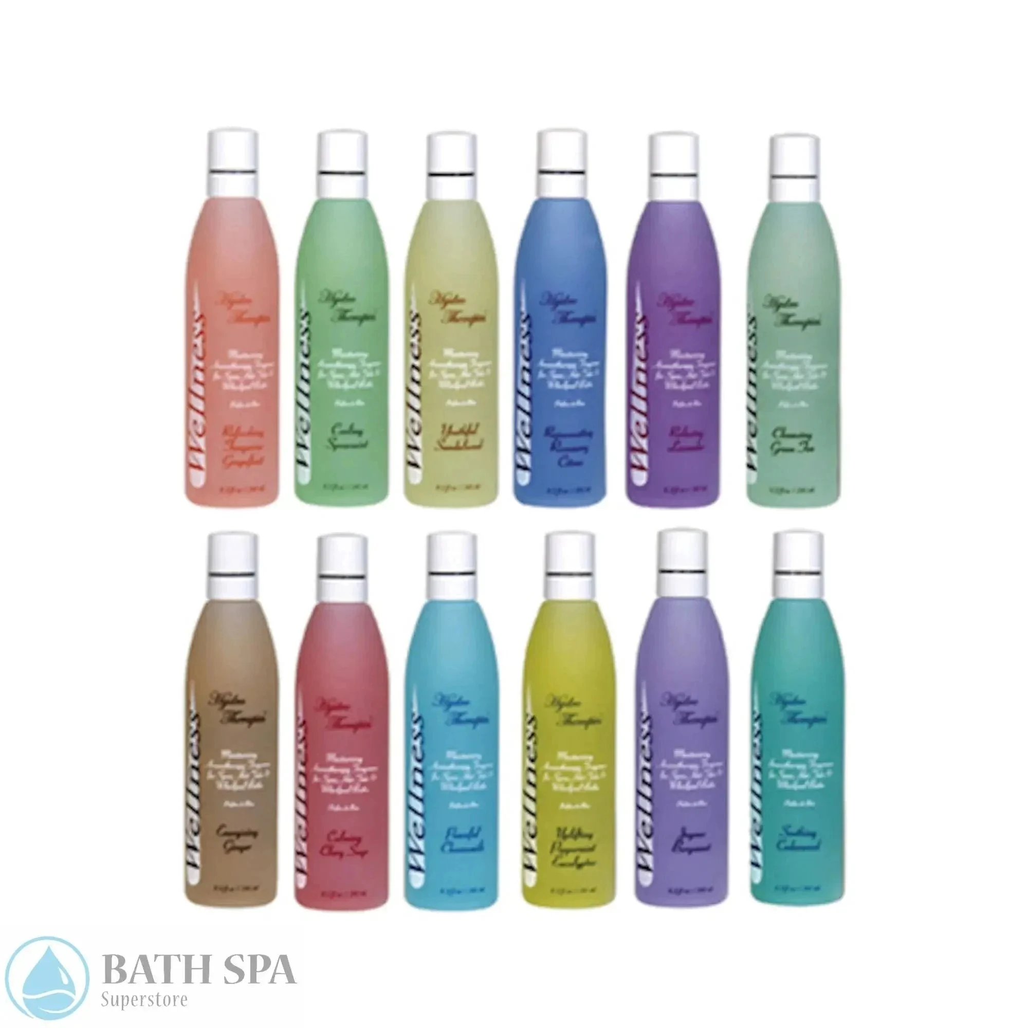 InSPAration Tropical Liquids Aromatherapy Elixir 8oz Bottle Assortment Of All 12 Scents For Spa And Bath